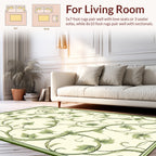 Classic Vine Leaf Pattern Design Rug