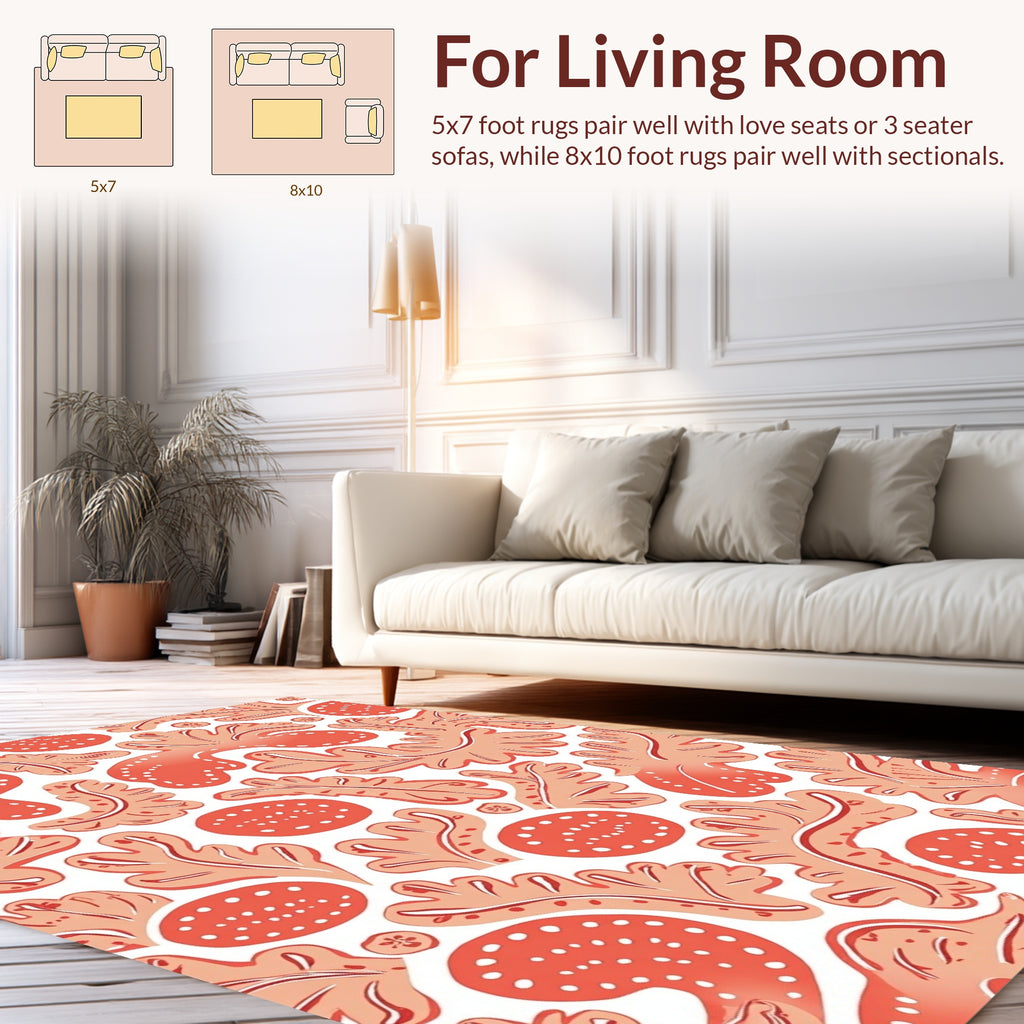 Coastal Fauna Print Rug