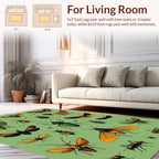 Nature Insects Collection Design Rug