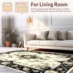 Ornate Floral Classic Design Rug