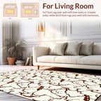 Abstract Organic Flow Pattern Rug