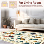 Whimsical Insect Botanical Collection Rug