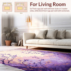 Enchanting Floral Woodland Design Rug