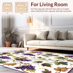 Vineyard Grape Cluster Pattern Design Rug