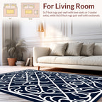 Ornate Scrolled Lattice Design Rug