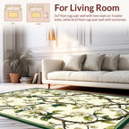 Elegant Floral Branch Pattern Rug