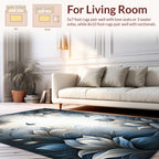 Floral Abstract Art Design Rug