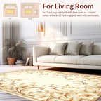 Vintage Floral Vine Patterned Rug