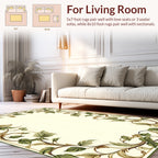 Vine Foliage Elegant Border Rug