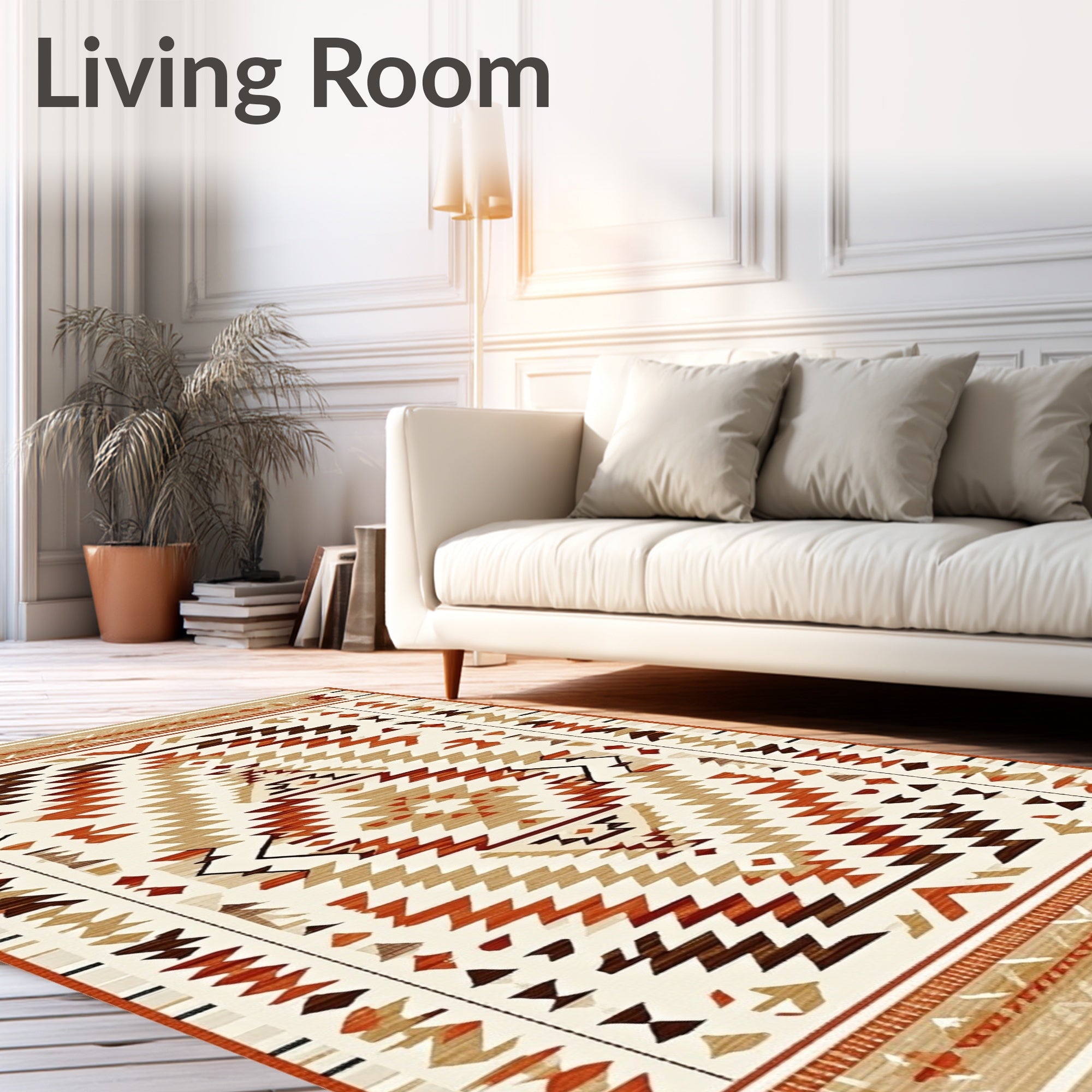 Southwest Tribal Diamond Pattern Rug