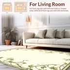Ornate Floral Vine Design Rug