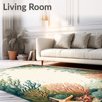Undersea Coral Fish Pattern Rug