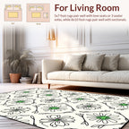 Delicate Floral Pattern Rug