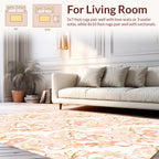 Delicate Pastel Floral Arrangement Rug