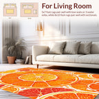 Citrus Slice Pattern Rug