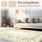 Vine Floral Border Design Rug