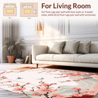 Spring Blossom Floral Scenic Rug