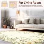Floral Vine Whimsical Art Rug