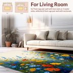 Wildflower Meadow Artwork Rug