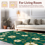Exquisite Floral Leaf Pattern Design Rug