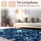 Oceanic Octopuses And Seaweeds Design Rug