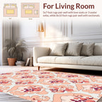 Orchid Bloom Abstract Pattern Rug