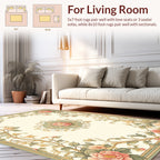 Elegant Floral Vine Pattern Rug