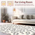Cheetah Spot Print Pattern Rug