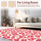 Playful Spot Pattern Design Rug
