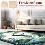 Majestic Elk Woodland Scene Rug
