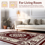 Ornate Compass Rose Intricate Design Rug