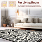 Birds And Floral Scrollwork Design Rug