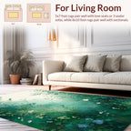Whispering Wildflowers Vines Nature Rug