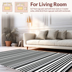 Bold Horizontal Stripe Design Rug