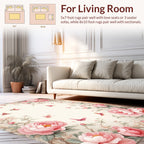 Peony Butterfly Branch Pattern Rug