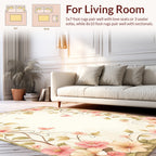 Nature Inspired Floral Vines Rug