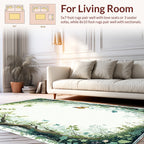 Enchanted Forest Butterfly Digital Art Rug
