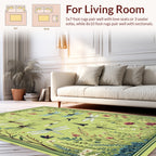 Dragonfly Garden Whimsical Nature Rug