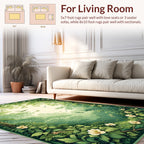 Enchanted Forest Garden With Birds Rug