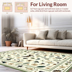 Nature Inspired Insect Floral Pattern Rug