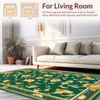 Ornate Floral Swirls Classic Rug