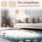 Whimsical Butterfly Botanical Forest Design Rug