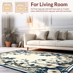 Art Nouveau Floral Vine Design Rug