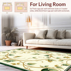 Elegant Vine Leaf Artwork Design Rug