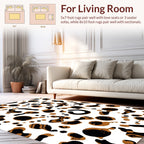 Abstract Splatter Pattern Rug