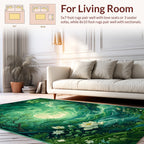 Enchanted Forest Water Flow Design Rug