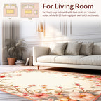 Vintage Floral Vine Pattern Rug
