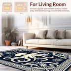 Ornate Octopus Nautical Design Rug