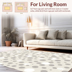 Playful Polka Dot Pattern Design Rug