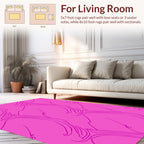 Bold Abstract Wavy Lines Rug